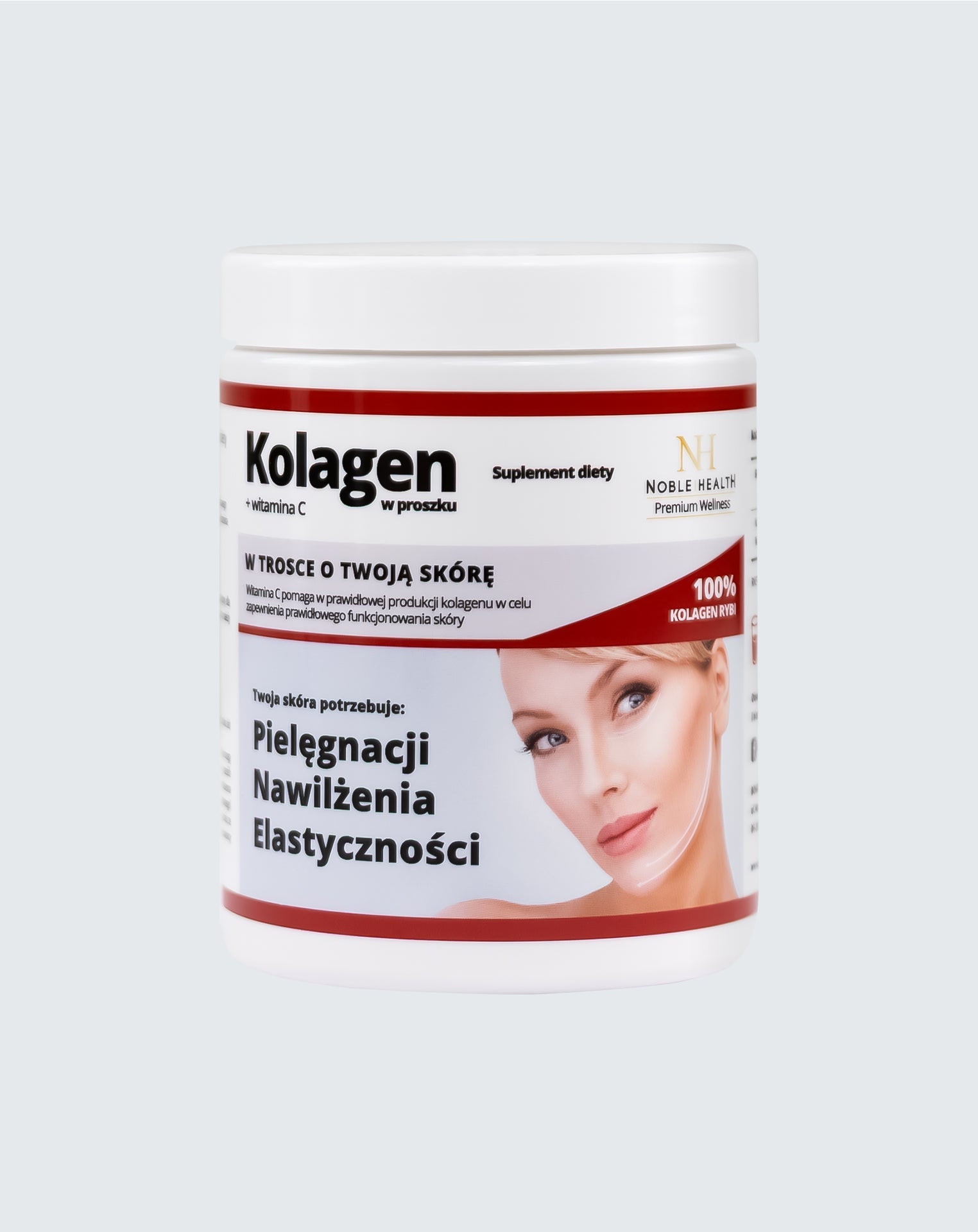 Poudre de collagène + vitamine C - Noble Health Une belle peau saine