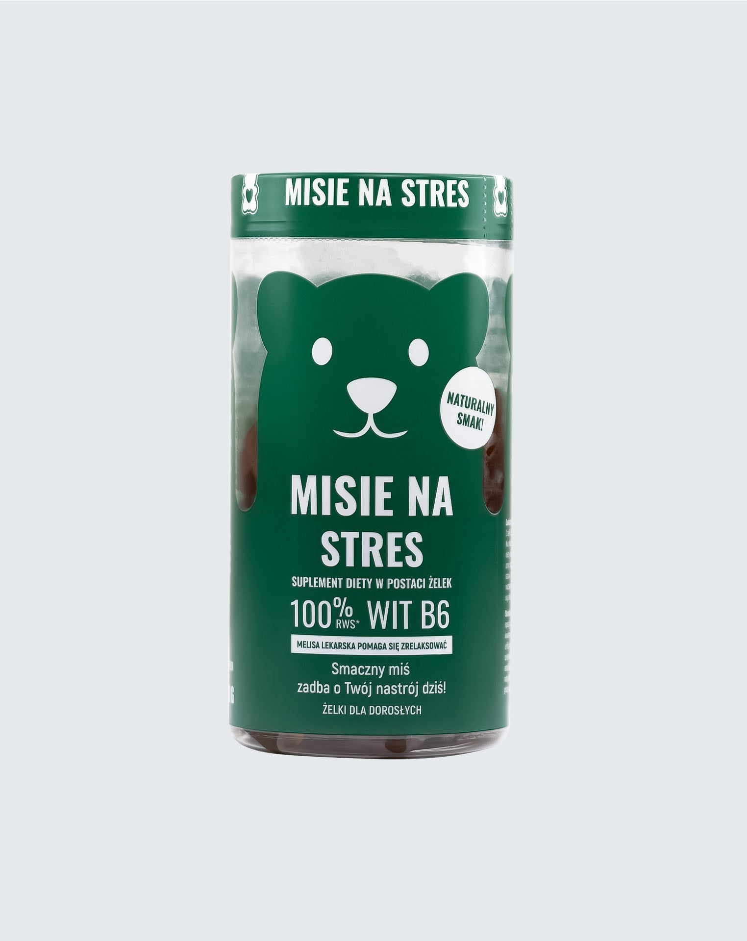 Ours en peluche contre le stress - Noble Health Jelly beans à la mélisse et au zinc