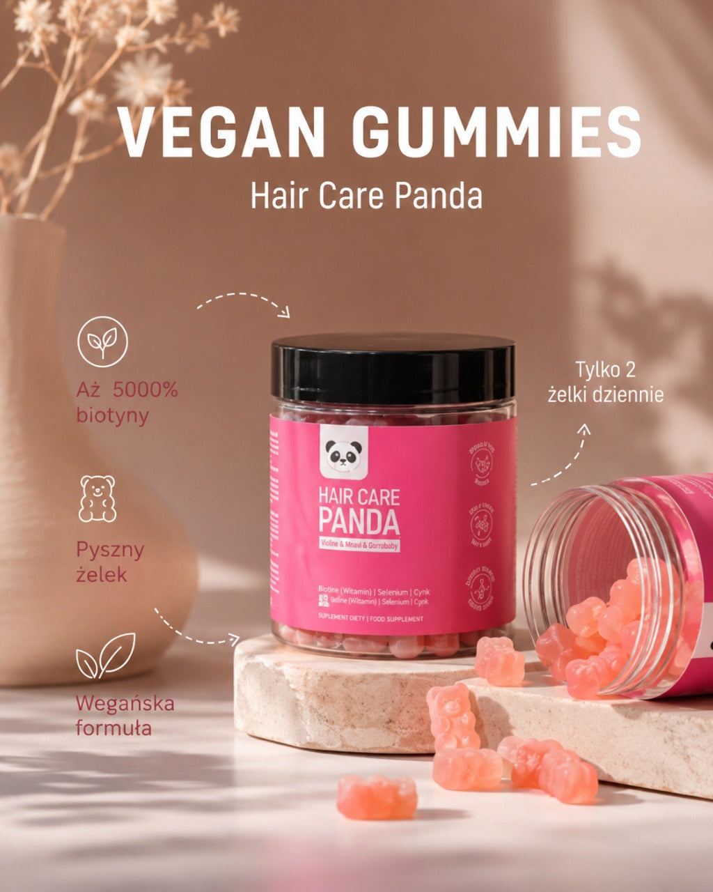 Gummies Vegan - Soins Capillaires Panda